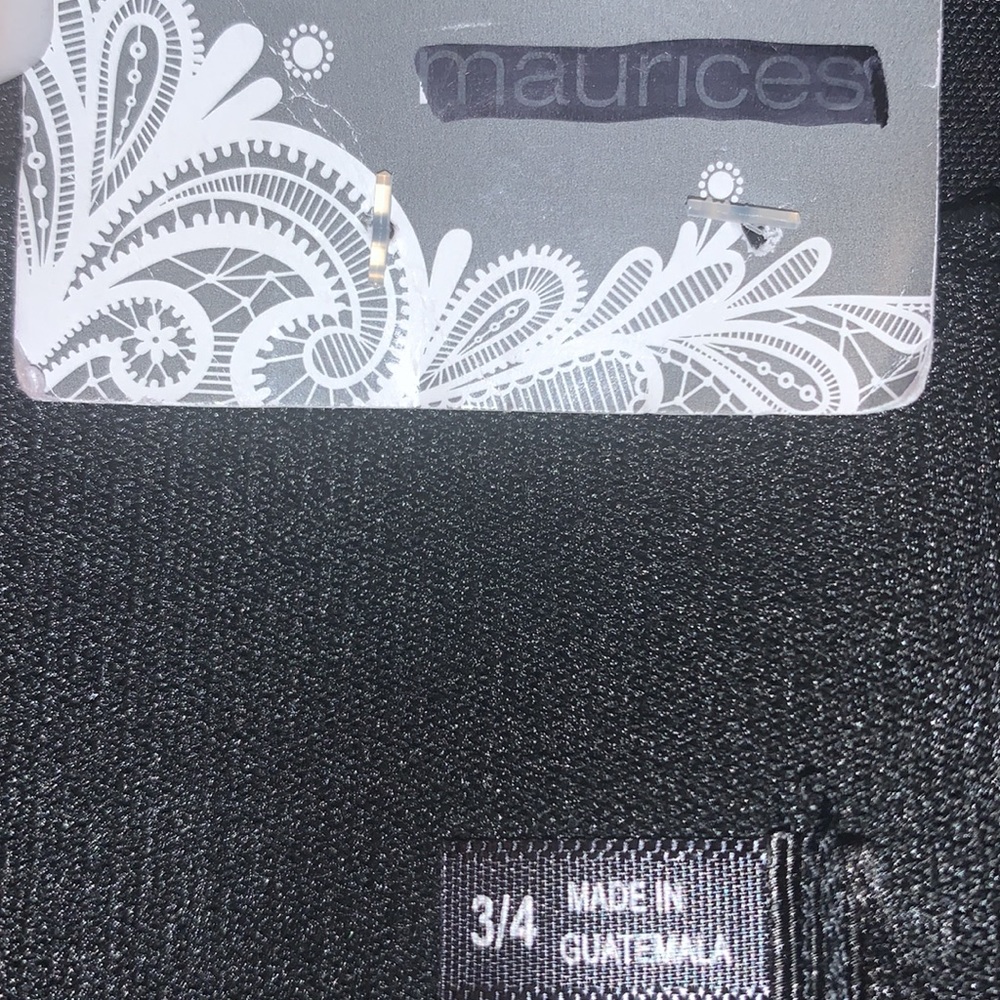 🌟NWT Maurices Black SMART Bermuda SHORTS Size 3/4 - Picture 11 of 14